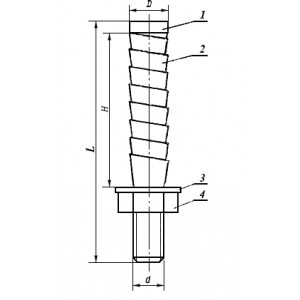 ГОСТ 28778-90 Болты БСР, самоанкерующиеся распорные для строительства